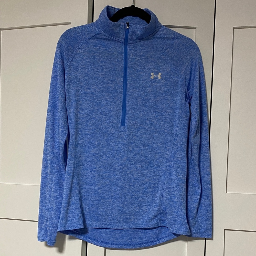 Under Armour Heathered Blue Performance Top